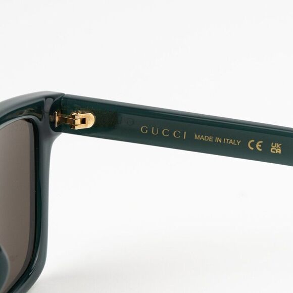 NEW Gucci GG1582SK 003 Opal Blue Grey Brown Unisex Square Sunglasses GG 1582SK main image 7